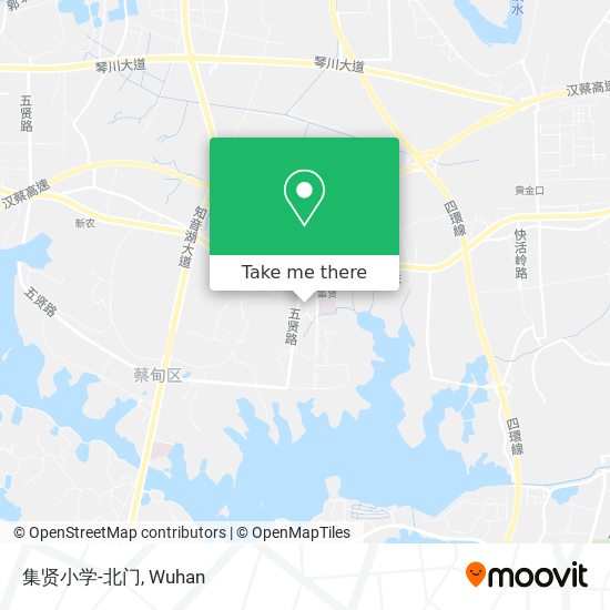 集贤小学-北门 map