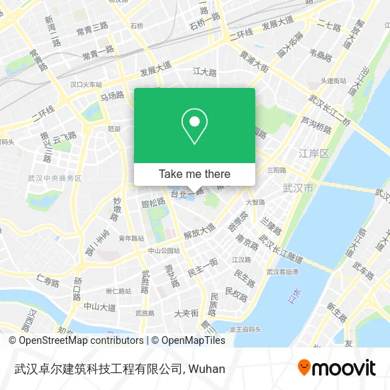 武汉卓尔建筑科技工程有限公司 map
