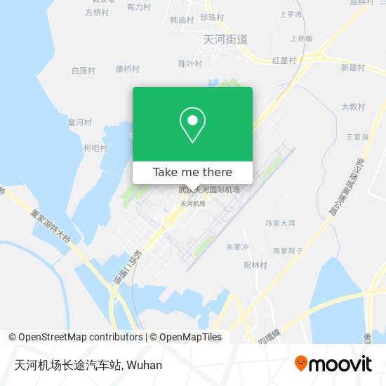 天河机场长途汽车站 map