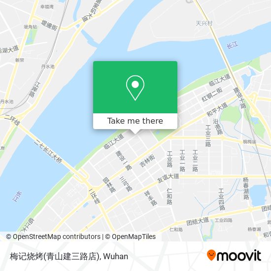 梅记烧烤(青山建三路店) map