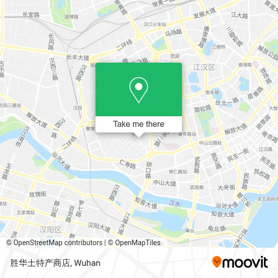 胜华土特产商店 map