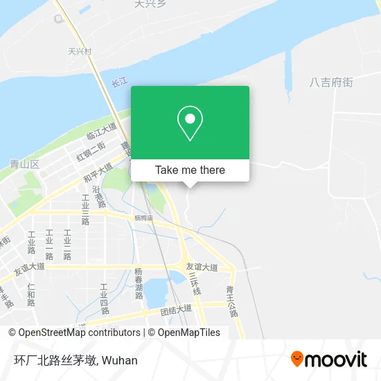环厂北路丝茅墩 map