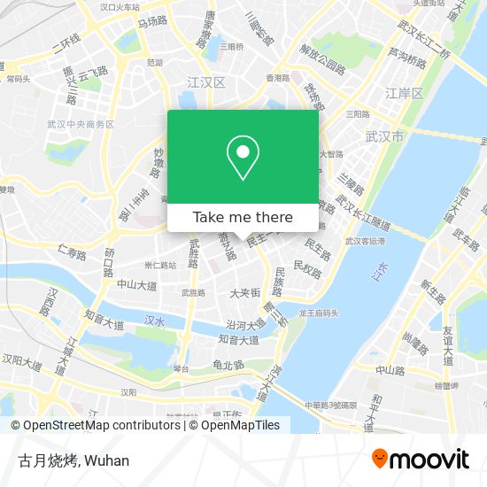 古月烧烤 map