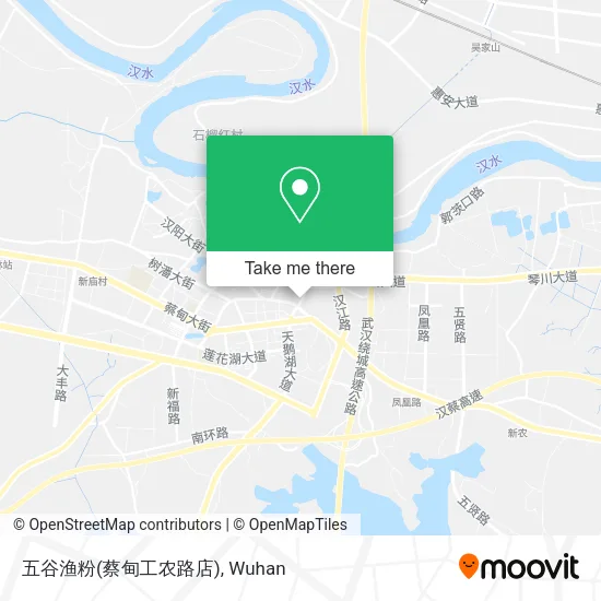 五谷渔粉(蔡甸工农路店) map