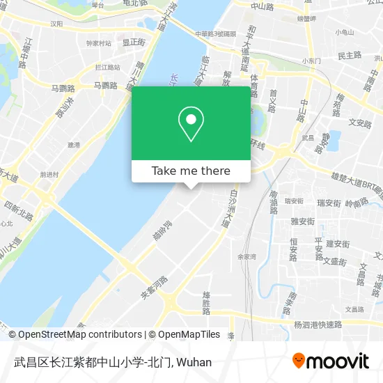武昌区长江紫都中山小学-北门 map