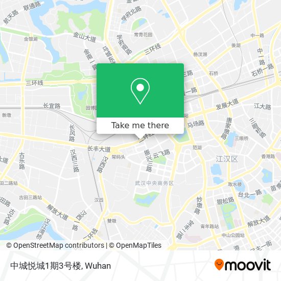 中城悦城1期3号楼 map