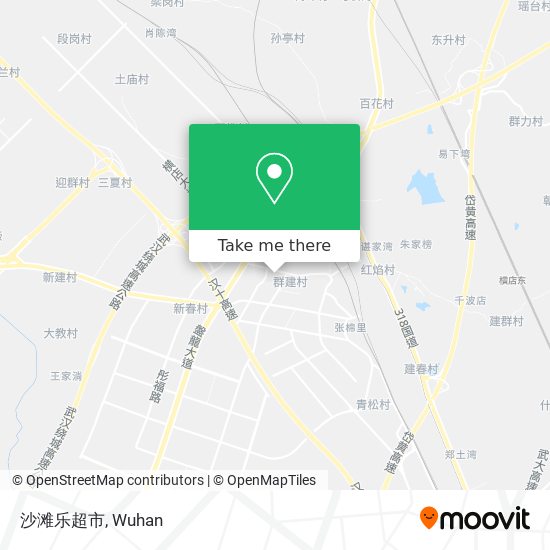 沙滩乐超市 map