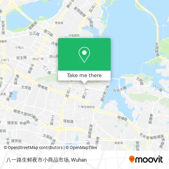 八一路生鲜夜市小商品市场 map