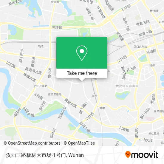 汉西三路板材大市场-1号门 map