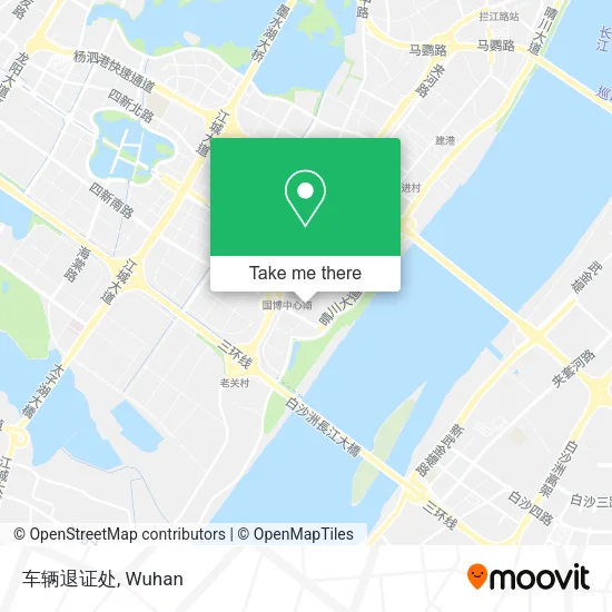 车辆退证处 map