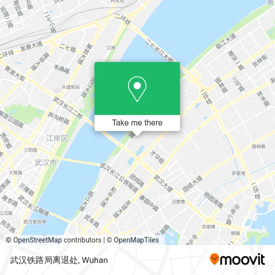 武汉铁路局离退处 map