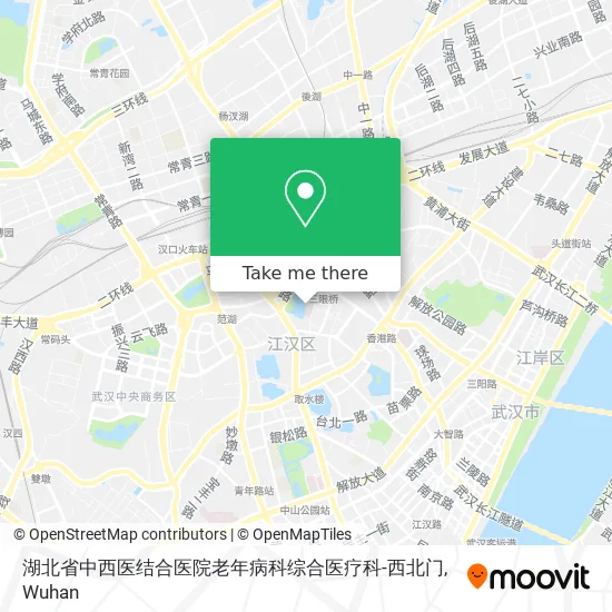 湖北省中西医结合医院老年病科综合医疗科-西北门 map