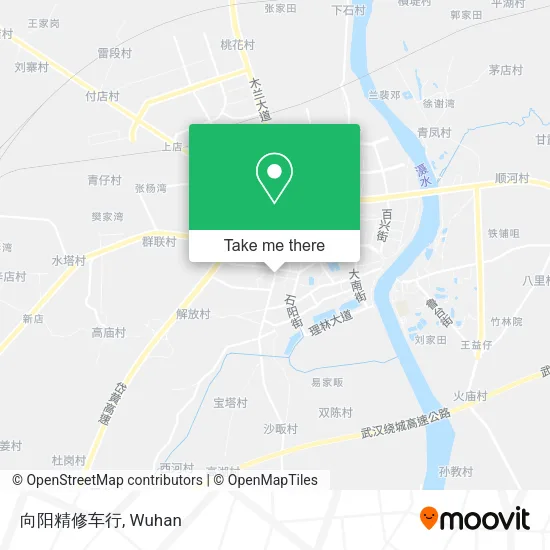 向阳精修车行 map