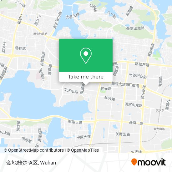 金地雄楚-A区 map