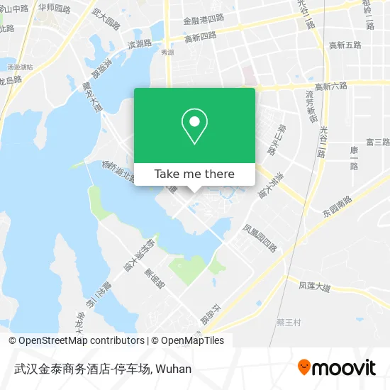 武汉金泰商务酒店-停车场 map