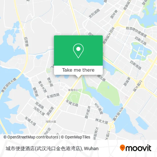 城市便捷酒店(武汉沌口金色港湾店) map