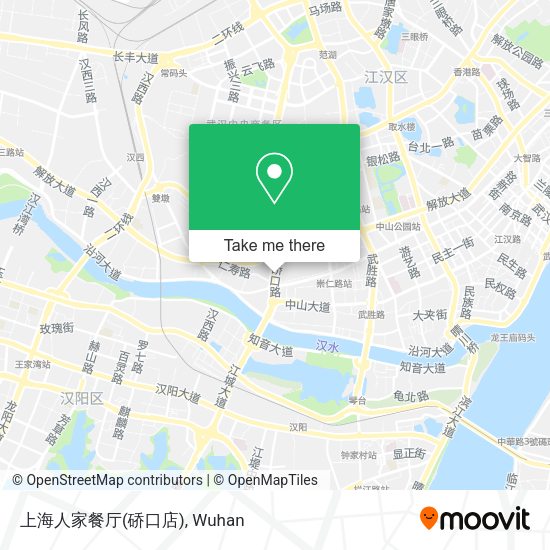 上海人家餐厅(硚口店) map