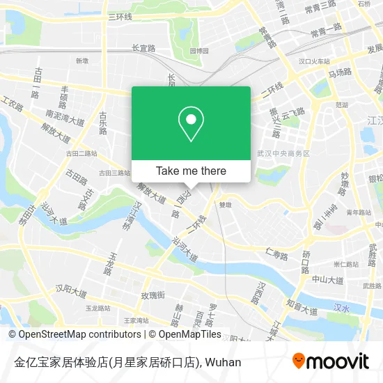 金亿宝家居体验店(月星家居硚口店) map