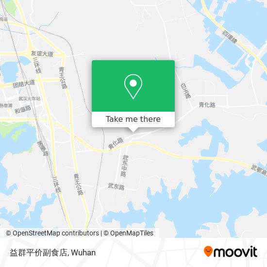 益群平价副食店 map