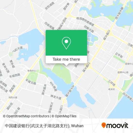 中国建设银行(武汉太子湖北路支行) map