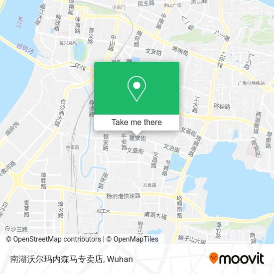 南湖沃尔玛内森马专卖店 map