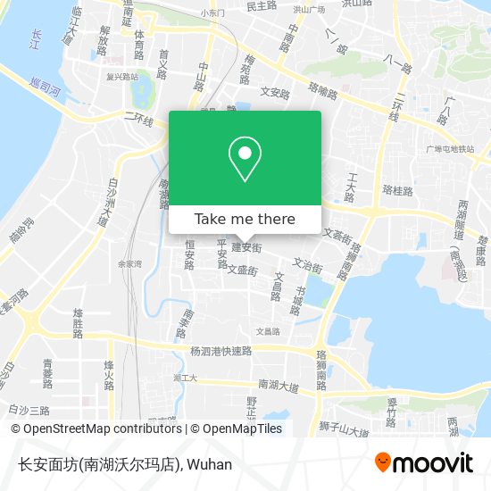长安面坊(南湖沃尔玛店) map