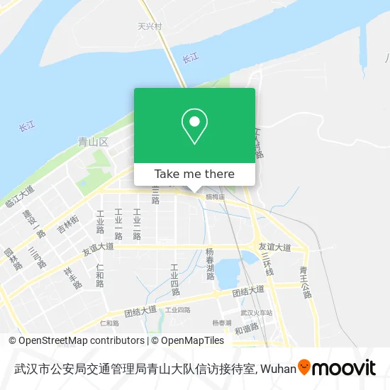 武汉市公安局交通管理局青山大队信访接待室 map