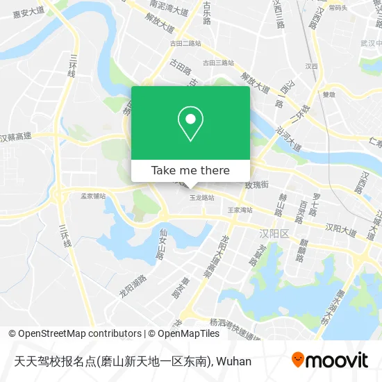 天天驾校报名点(磨山新天地一区东南) map
