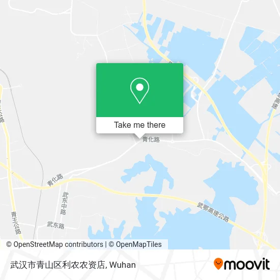 武汉市青山区利农农资店 map