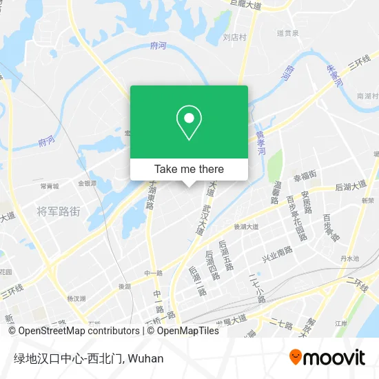 绿地汉口中心-西北门 map
