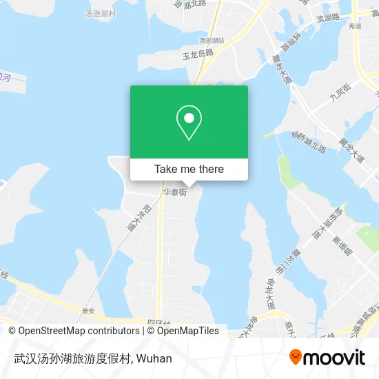 武汉汤孙湖旅游度假村 map