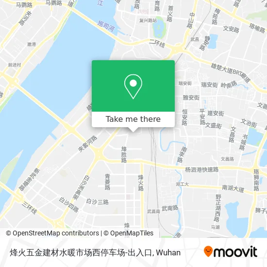 烽火五金建材水暖市场西停车场-出入口 map
