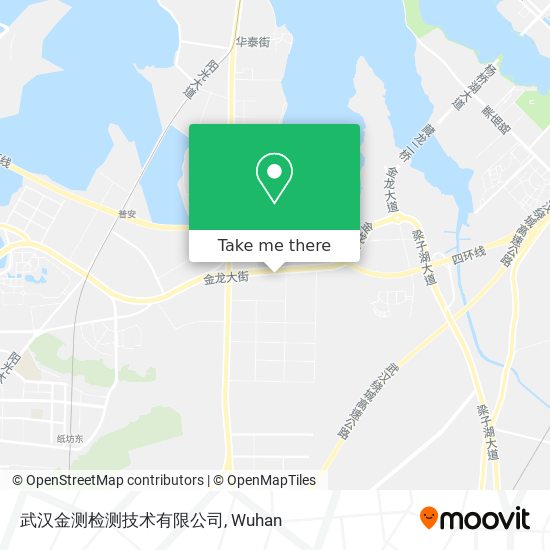 武汉金测检测技术有限公司 map