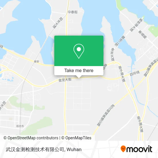 武汉金测检测技术有限公司 map