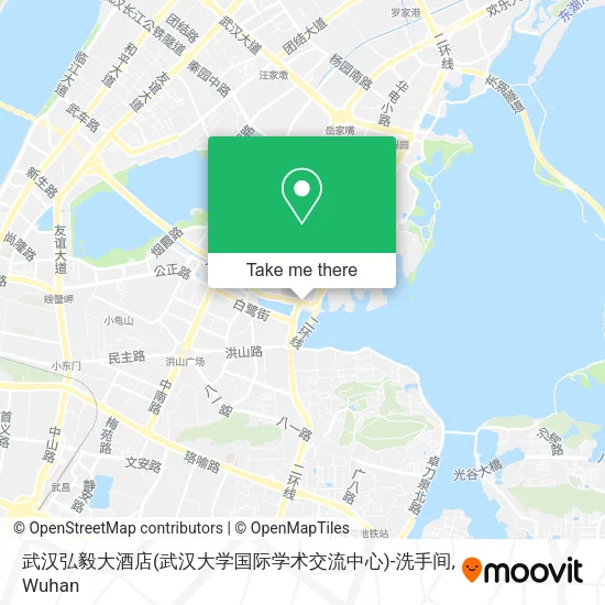 武汉弘毅大酒店(武汉大学国际学术交流中心)-洗手间 map
