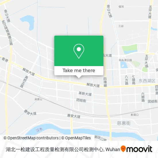 湖北一检建设工程质量检测有限公司检测中心 map