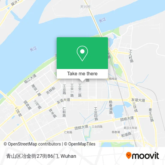 青山区冶金街27街86门 map