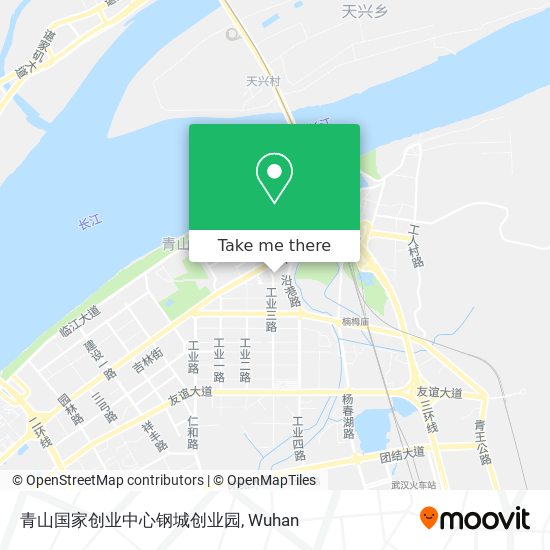 青山国家创业中心钢城创业园 map