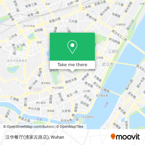 汉华餐厅(渣家左路店) map