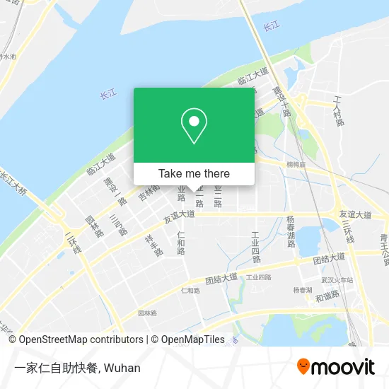 一家仁自助快餐 map