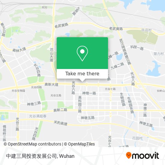 中建三局投资发展公司 map