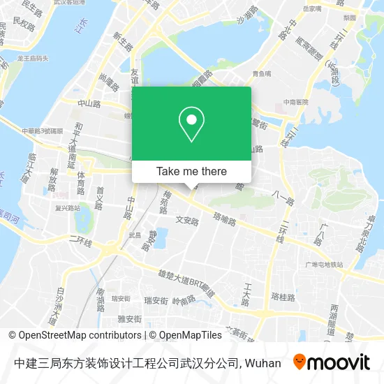中建三局东方装饰设计工程公司武汉分公司 map