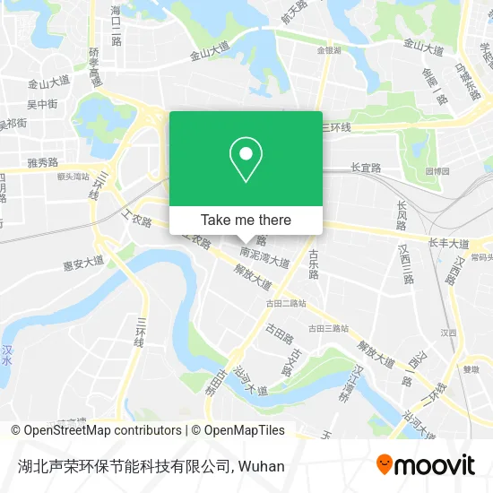 湖北声荣环保节能科技有限公司 map