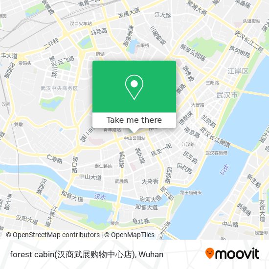 forest cabin(汉商武展购物中心店) map