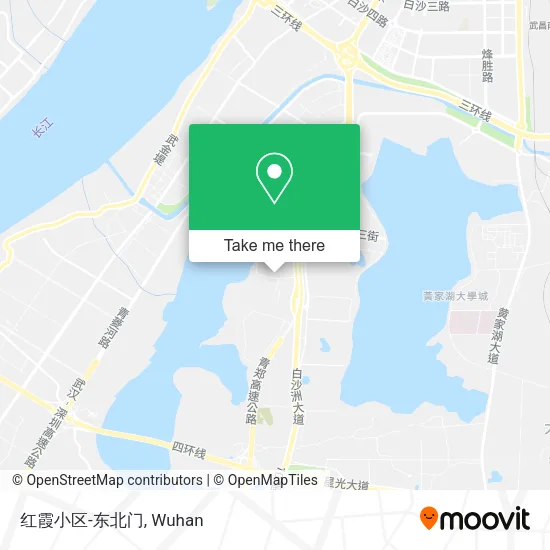 红霞小区-东北门 map