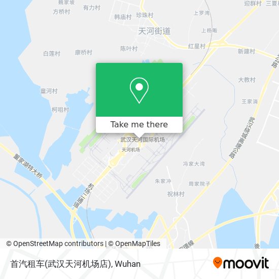 首汽租车(武汉天河机场店) map