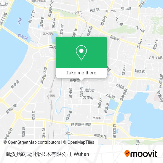 武汉鼎跃成润滑技术有限公司 map