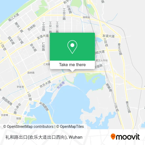 礼和路出口(欢乐大道出口西向) map