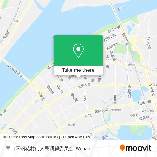 青山区钢花村街人民调解委员会 map