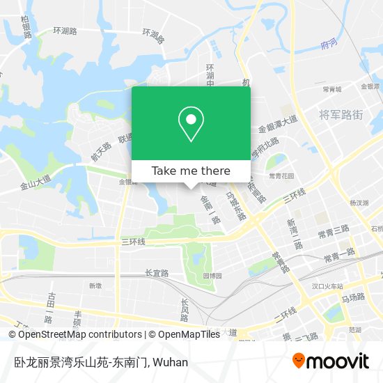 卧龙丽景湾乐山苑-东南门 map